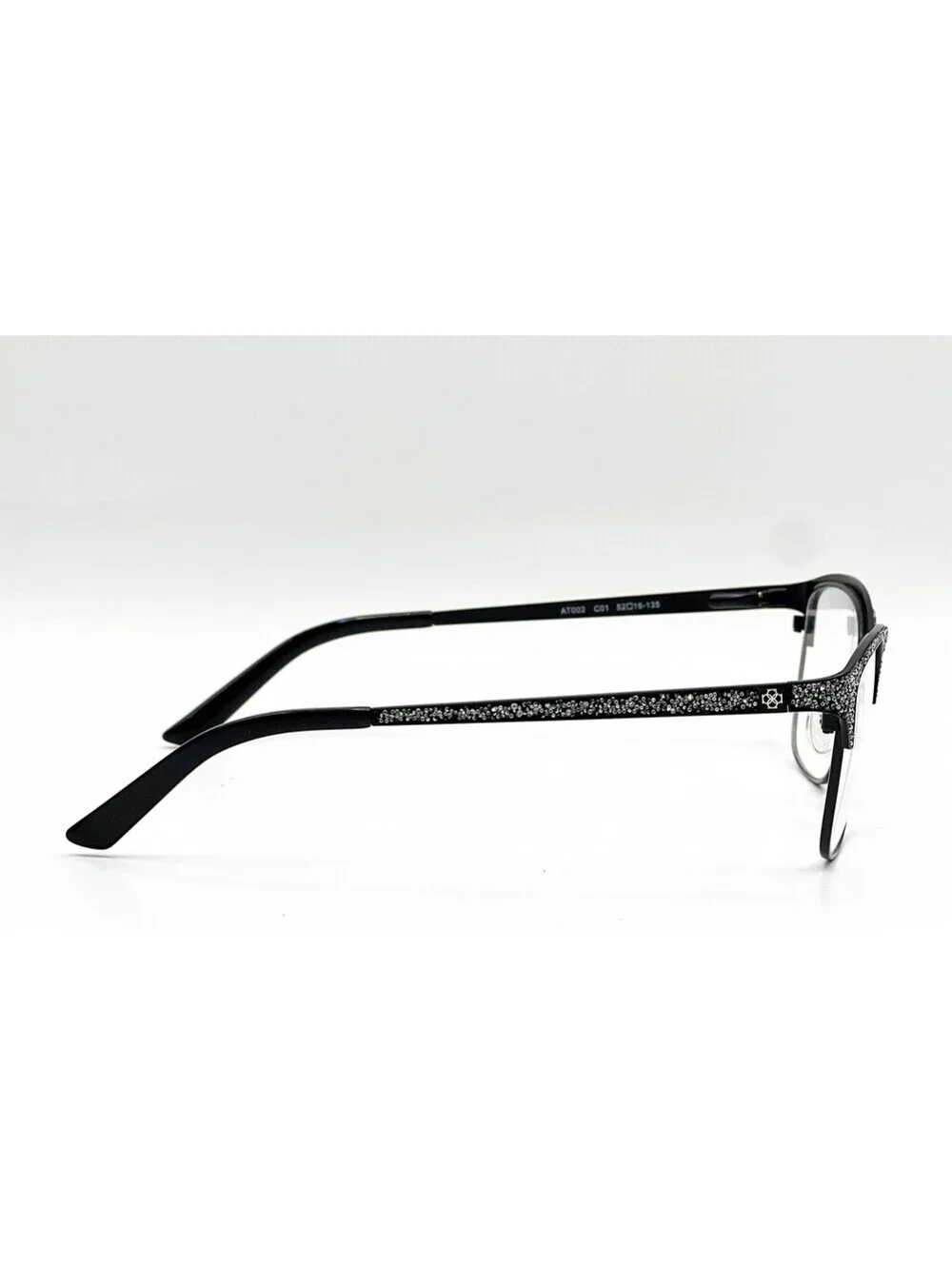 Ann Taylor At002 C01 Matte Black Authentic Eyeglasses 52-16-135